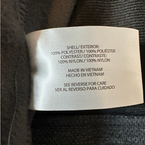 Orvis Bonded Mesh Full Zip Jacket Size L Gray Black Fleece Outdoor Hiking Casual - Picture 10 of 13